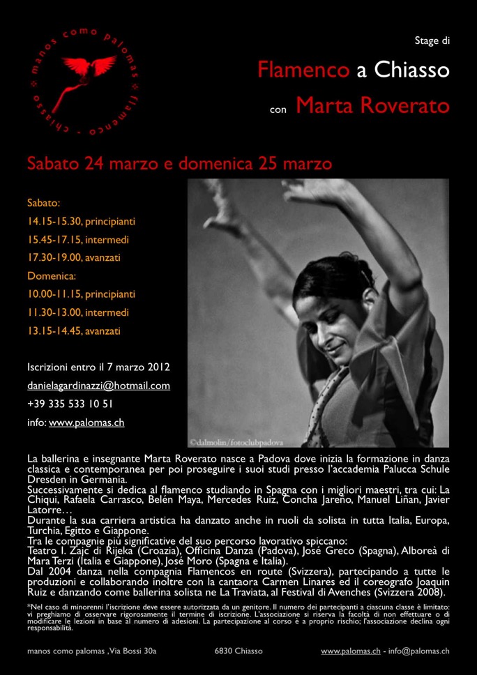 Stage Marta Roverato 2012